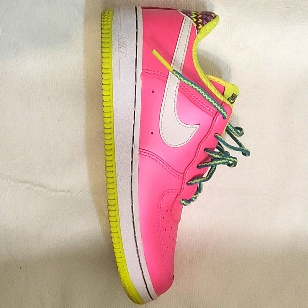 Nike Air Force 1 LowPink Volt Aqua (GS)